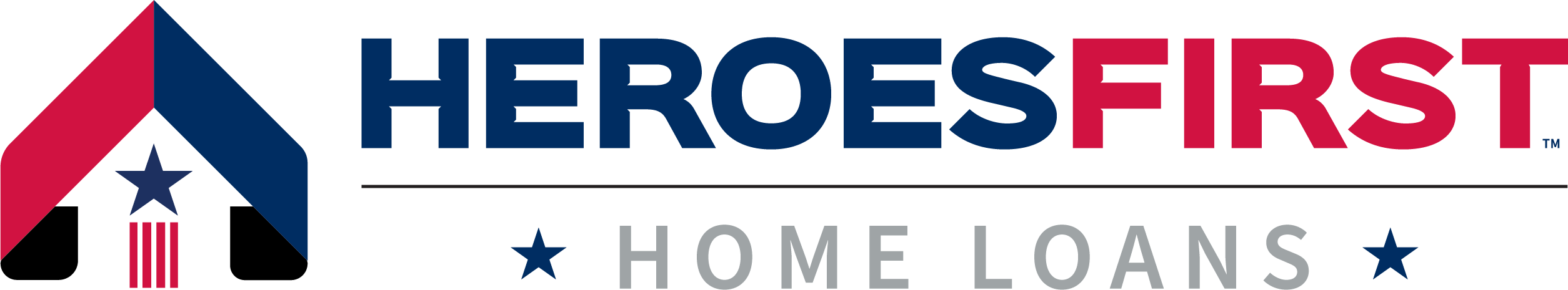 Heroes First Blue Red Logo